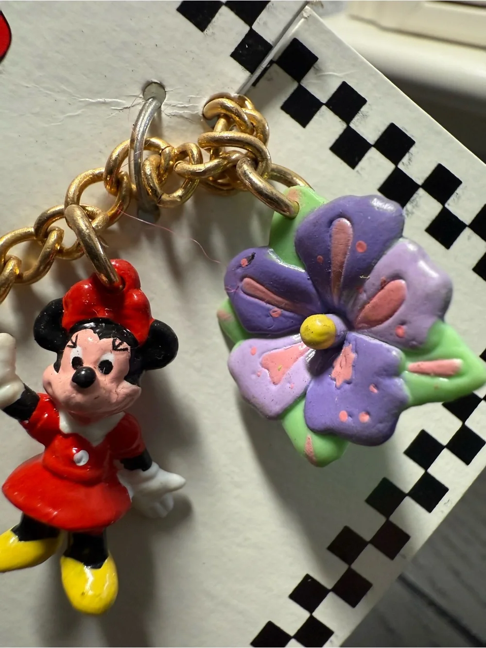 Disney Mickey & Friends Charm Bracelet with Pineapple & Flower Hawaii